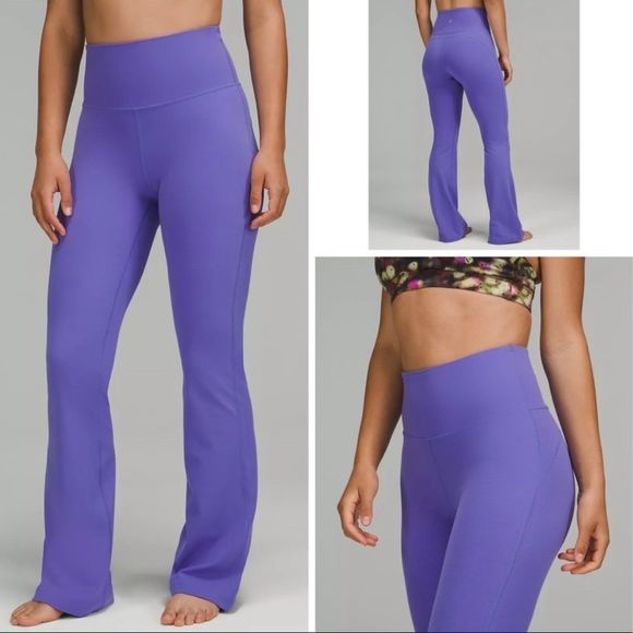 Lululemon Athletic Groove Pant Flare Hi Rise Chia Violet 10 NWT - Picture 1 of 3